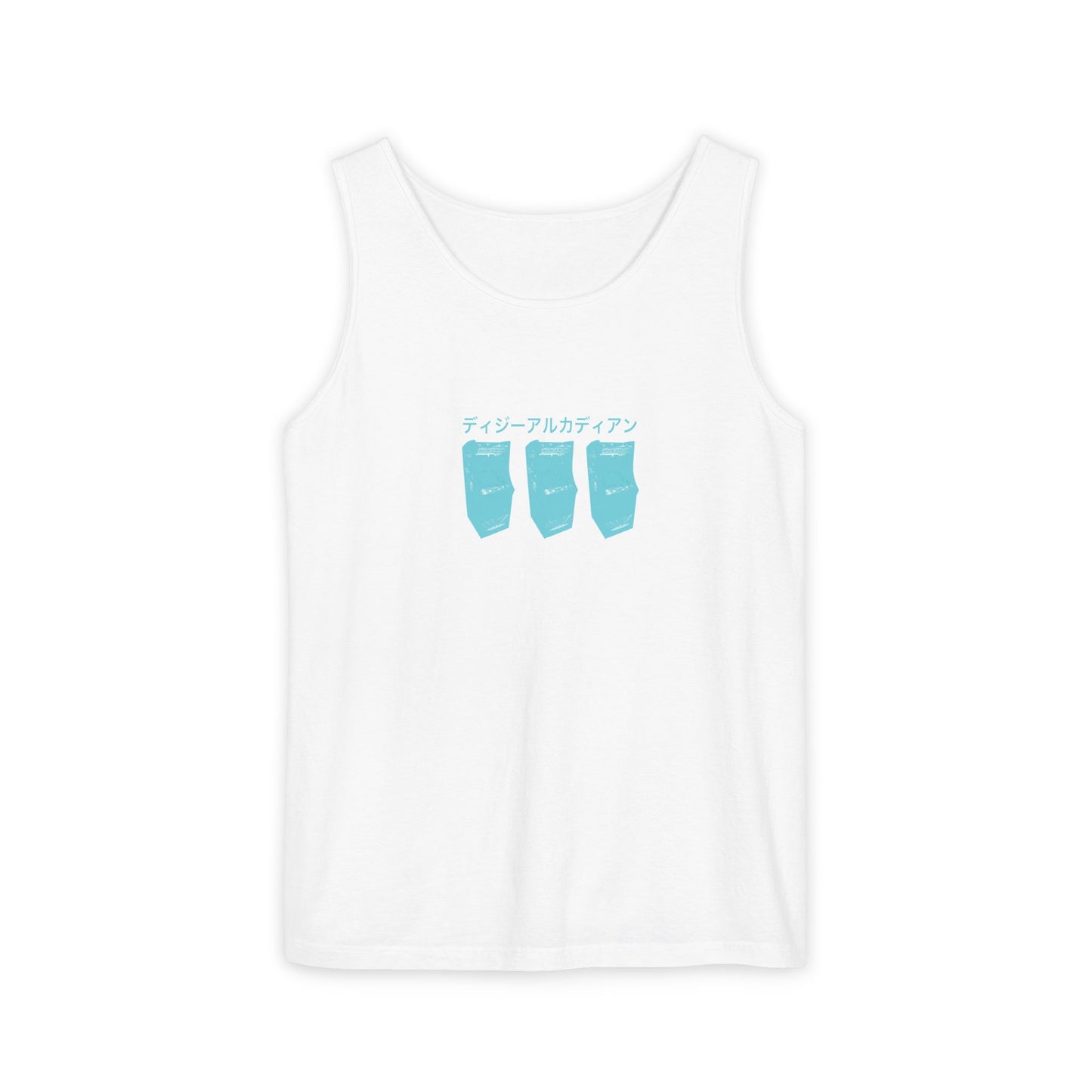 Dizzy Arcadian Logo Tank Top in White