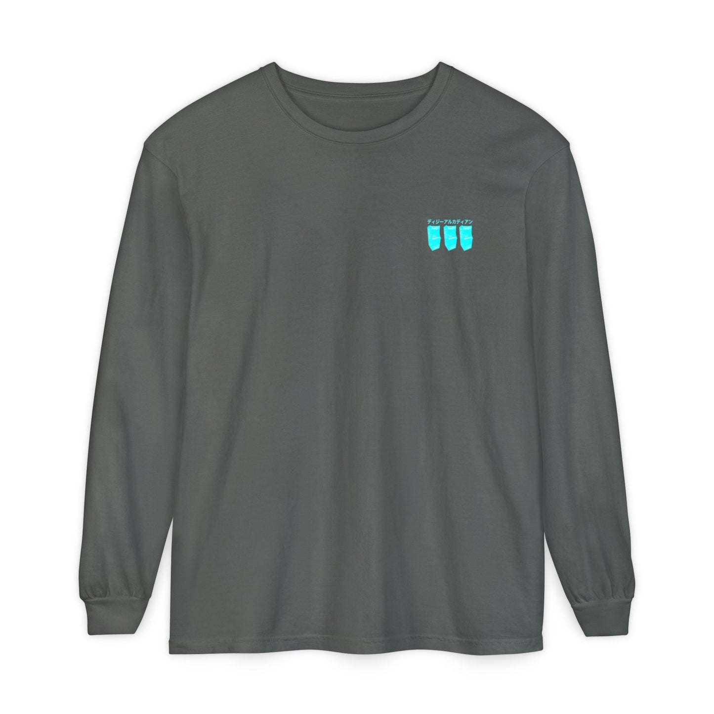 Dizzy Arcadian Logo Long Sleeve T-Shirt in Pepper