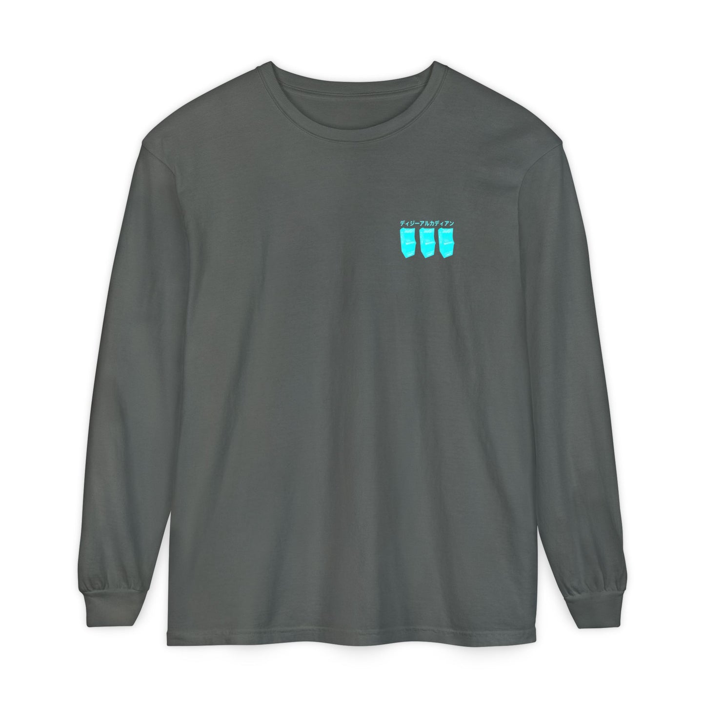 Dizzy Arcadian Logo Long Sleeve T-Shirt in Pepper