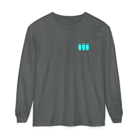 Dizzy Arcadian Logo Long Sleeve T-Shirt in Pepper